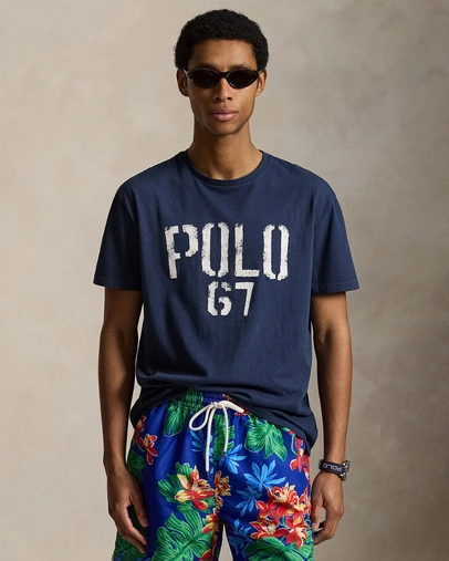 Polo Ralph Lauren - Classic Fit Jersey Graphic T-Shirt