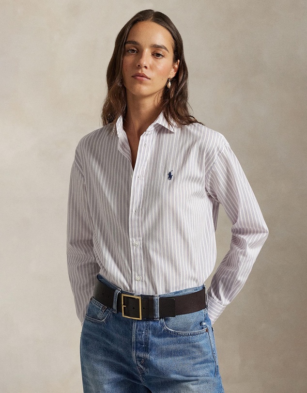 Polo Ralph Lauren - Relaxed Fit Striped Cotton Shirt - The ICONIC Exclusive