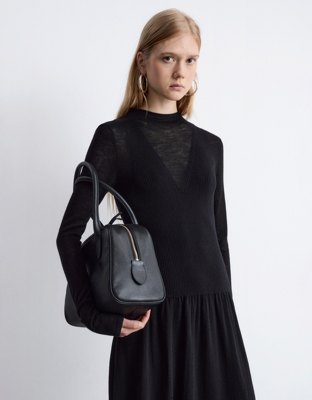& Other Stories - Knitted Mock-Neck Midi Dress