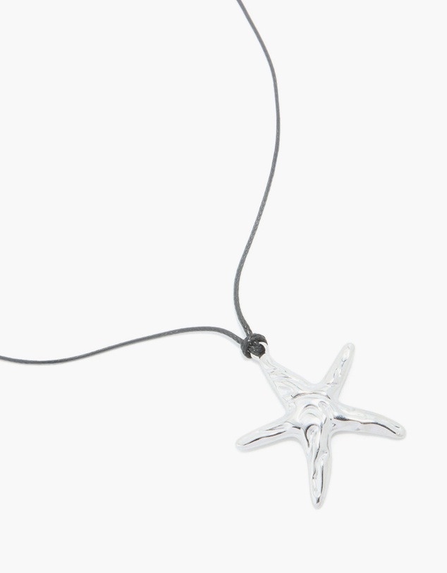 Lovisa - Waterproof Stainless Steel Starfish Cord Necklace