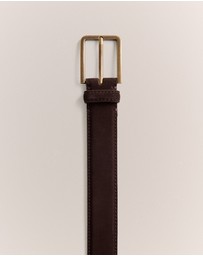 Trenery - Mica Suede Belt in Coffee Bean
