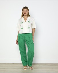 Cirkular - Pre-Loved - Oroton Pleat Pant