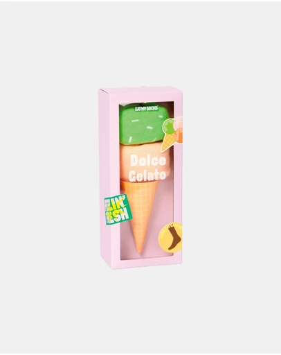 EAT MY SOCKS - Socks Dolce Gelato Pink and Green