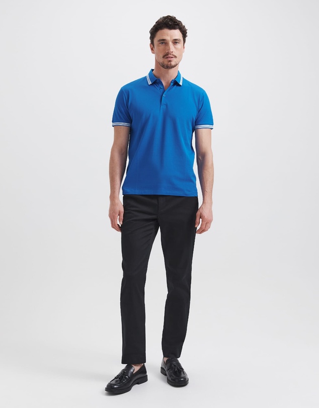 SABA - Andy Tipped Cotton Polo