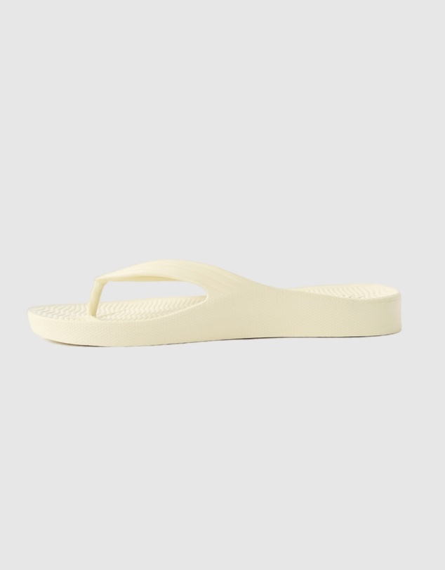 Tolu Australia - Ivory Thongs With Arch Support