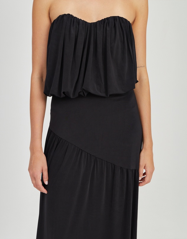 Third Form - Withheld Strapless Floor Length Dress