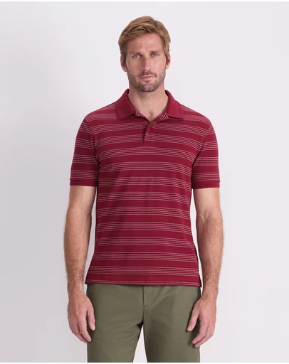 Sportscraft - Sc Stripe Pique Polo