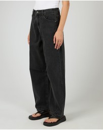 All About Eve - Hallie Barrel Leg Jean Coal