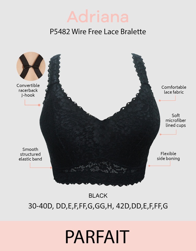 Parfait - Adriana Wirefree Full Bust Lace Bralette