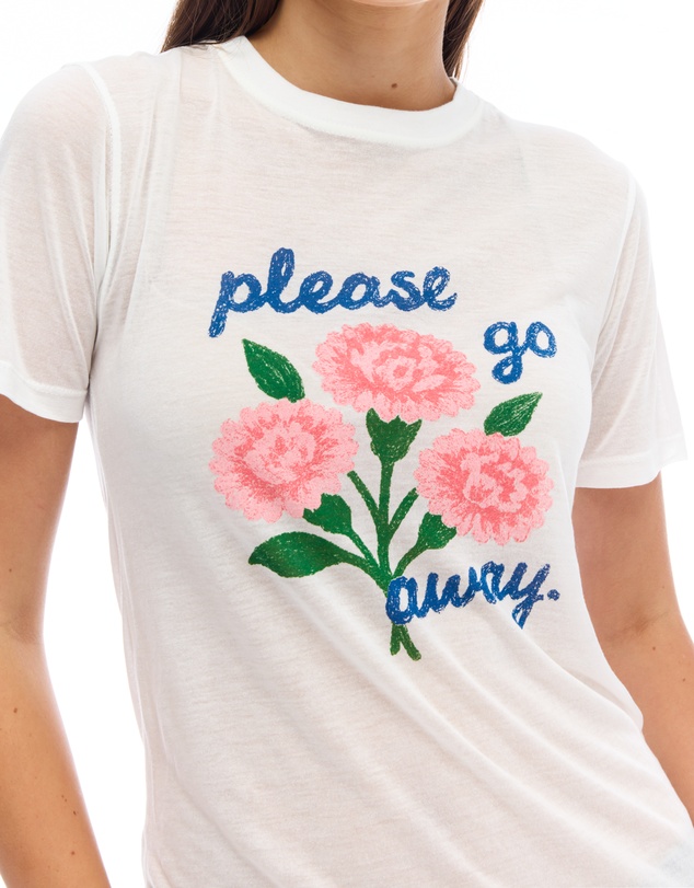 THE TALES - Please Go Away Fitted Tencel Tee