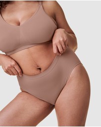 Bravado - Recycled Nylon, Cotton & Modal High Waist Seamless Brief