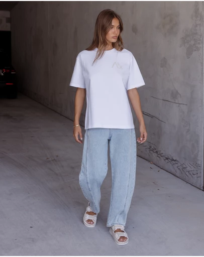 ALEXANDRA - Echo T-Shirt White