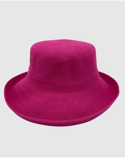 Jacaru - Jacaru 1506 Knitted Bucket Hat - Large Brim