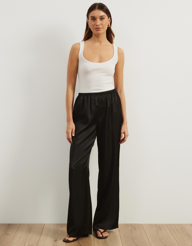 Atmos&Here - Saffron Satin Pants