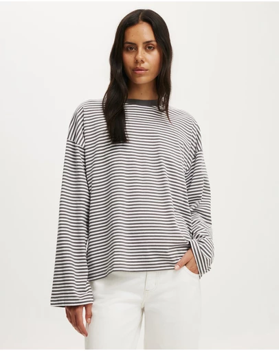 Cotton On - Boxy LS Top