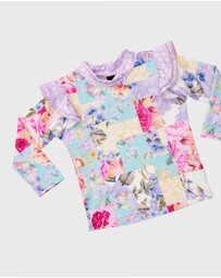 Aqua Blu Kids - Meadow Long Sleeve Rash Vest - Babies