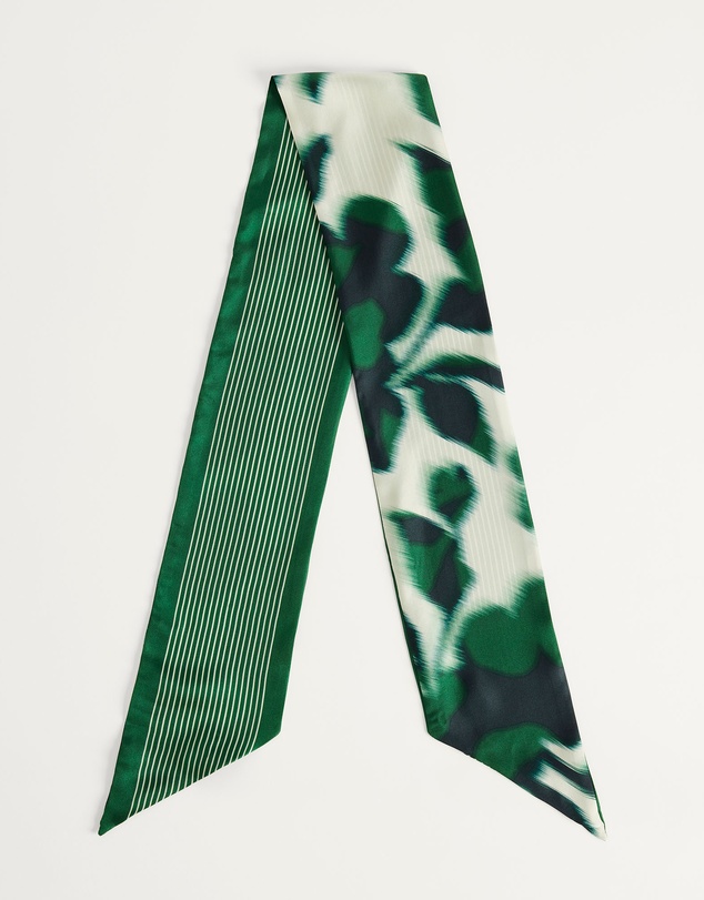 Trenery - Silk Twill Floral Bandeau Scarf