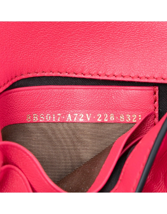 Pre-Loved by Azura Reborn - Pre-Loved Mini Zucca Embossed Leather Baguette Satchel