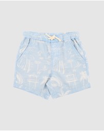 Fox & Finch - Surfs Up Linework Shorts - Kids