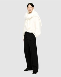 ARKET - Elastic-Waist Twill Trousers