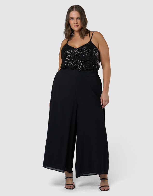 Pink Dusk by Curve Project - Feeling Myself Wide Leg Pant