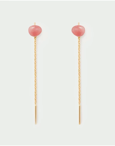 PDPAOLA - Rhodochrosite Lyra Earrings