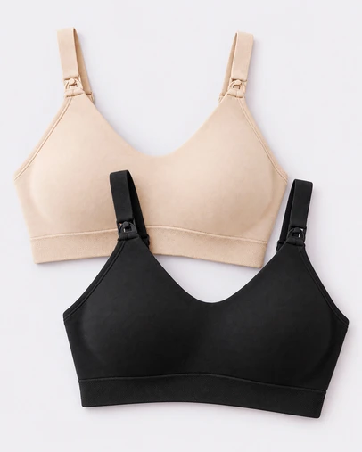 Ripe Maternity - Essence Nursing Bra - 2 Pack