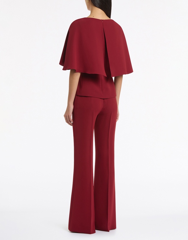Carla Zampatti - Cabernet Crepe Cape Top