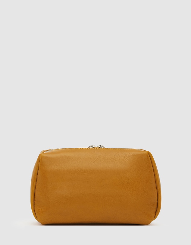 Republic of Florence - The Otto Yellow Leather Dopp Kit