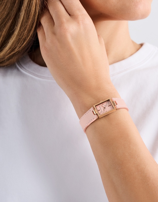 Ted Baker - Lileey Rose Gold-Tone Nude Pink Leather Watch