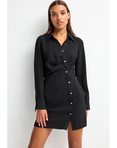 NEXT - Asymmetric Crepe Mini Dress