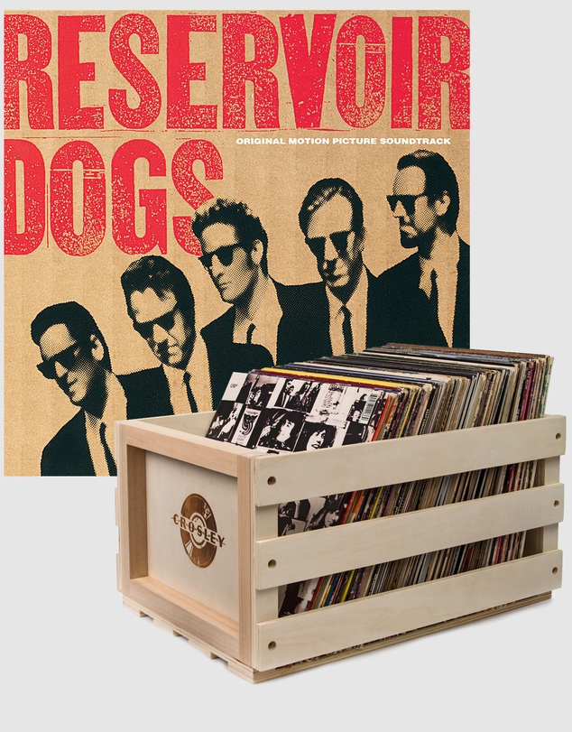 Universal Music - Crosley Record Storage Crate & Soundtrack Reservoir Dogs - Vinyl Album Bundle