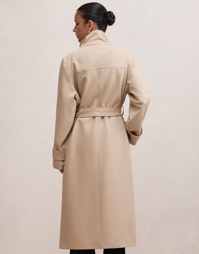 Forever New Petite - Florence Petite Funnel Neck Trench Coat