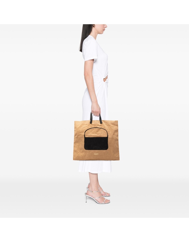 Pre-Loved by Azura Reborn - Pre-Loved Hemp Silhouette Baguette Tote