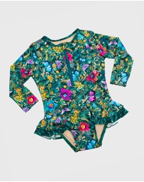 Aqua Blu Kids - Elm Long Sleeve One Piece - Babies