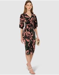 SACHA DRAKE - Allegra Faux Wrap Dress