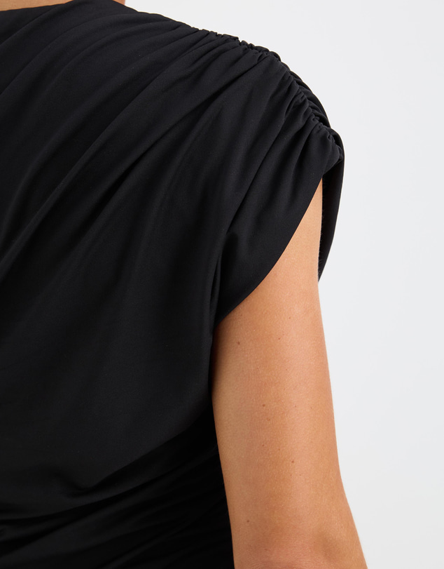 Calli - Mariana Drape Jersey Top