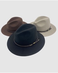Jacaru - Jacaru 1847 Outback Fedora Hat -