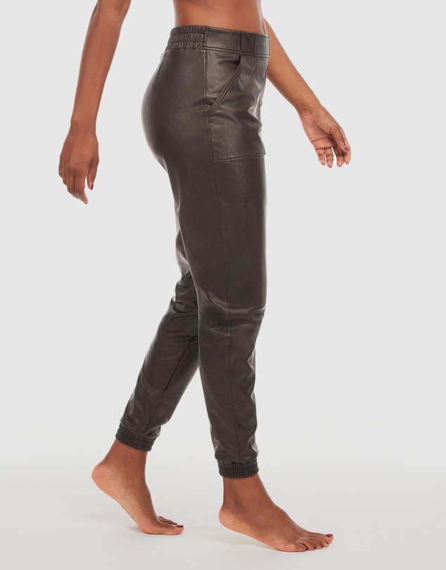 Spanx - Leather-Like Jogger Pants