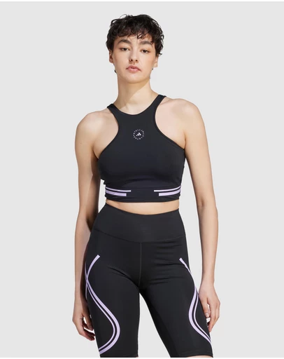 adidas by Stella McCartney - adidas by Stella McCartney TruePace Running Crop Top Womens