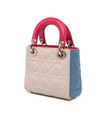 Pre-Loved by Azura Reborn - Pre-Loved Mini Tricolor Lambskin Cannage Lady Dior