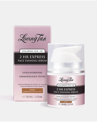Loving Tan - 2 Hr Express Face Tanning Serum Dark 30Ml