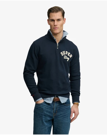 Superdry - Vintage Athletic Half Zip