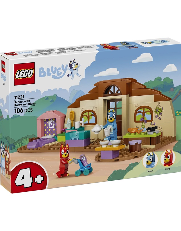 LEGO - 11221 School with Rusty and Bluey