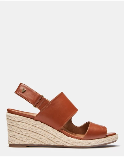 Vionic - Brooke Wedge - Cognac