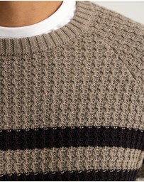 Oxford - Benji Stripe Cotton Knit