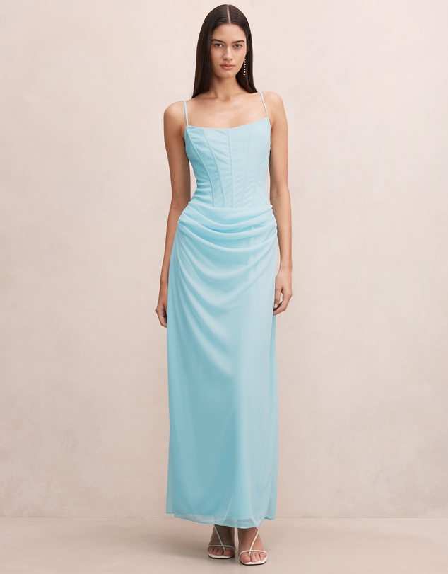 Forever New - Maeve Corset Mesh Maxi Dress