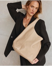 VESTIRSI - Scarlett 2.0 Beige Leather Hobo