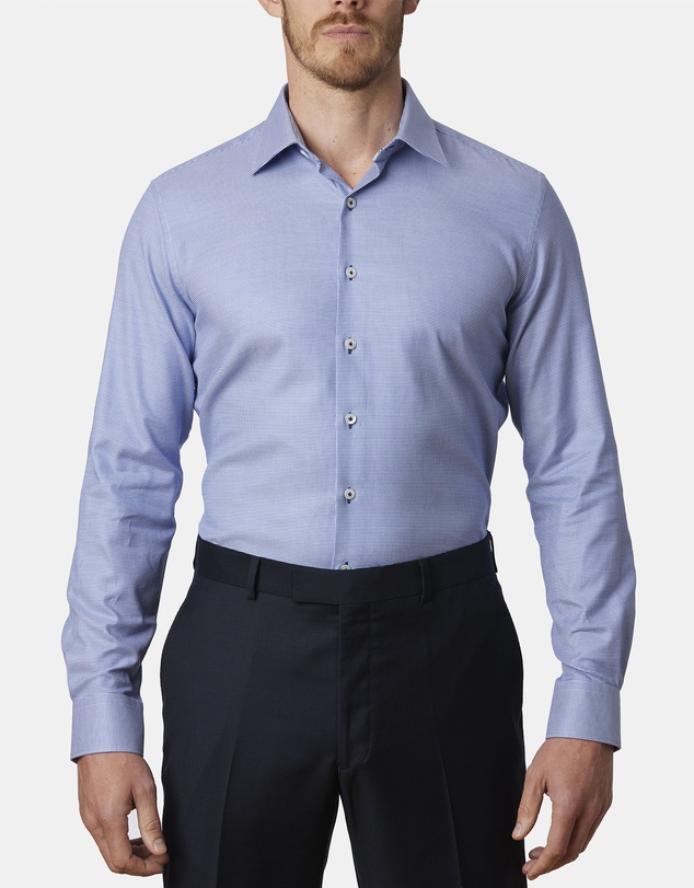 Abelard - Verdon Puppytooth Slim Fit Shirt