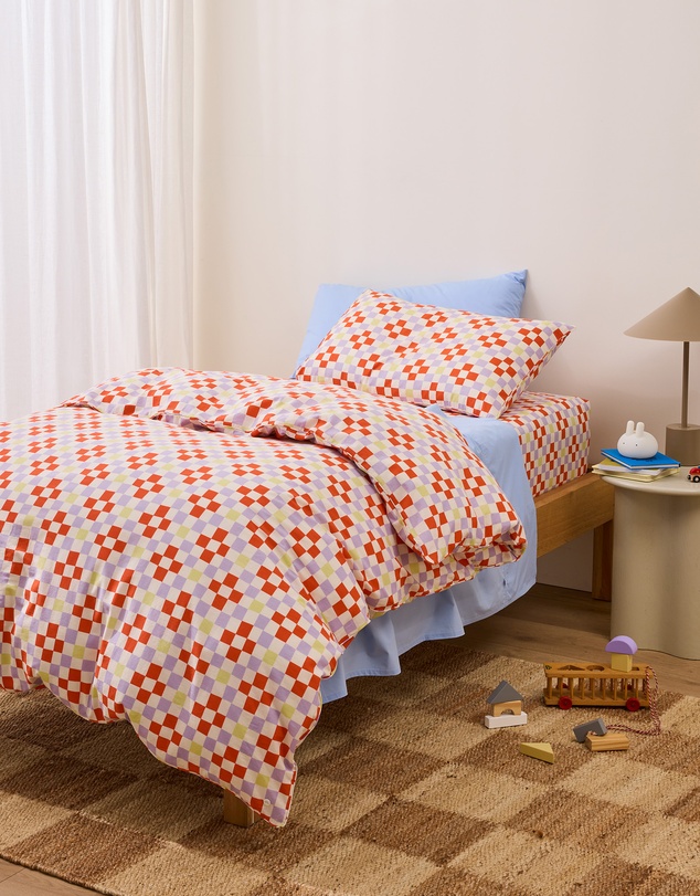 Sheet Society - Leo Washed Cotton Kids Quilt Cover